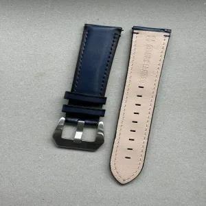 Blue Smart Watch 22mm Quick Release Lather Blue / Black / B