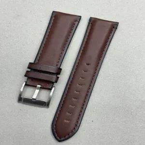 Blue Smart Watch 24mm Quick Release Lather Blue / Black / B