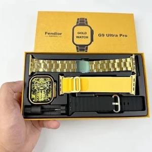 G9 Ultra Pro Gold Smart Watch NFC Wireless Smartwatch