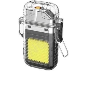 Generic Rechargeable USB Lighter with LED Flashlight