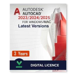 AutoCAD 2023-2026 Genuine License (3 Year Subscription)
