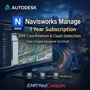 Navisworks Manage 2026/2025/2024 - 1-Year Subscription
