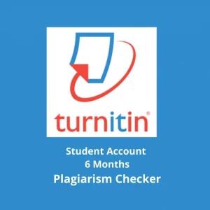 Turnitin Plagiarism Checker Student Account For 6 Months
