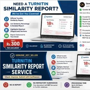 Turnitin Similarity Report Service (5 Reports)
