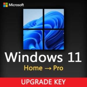 Microsoft Windows 11 Home to Pro Upgrade Key