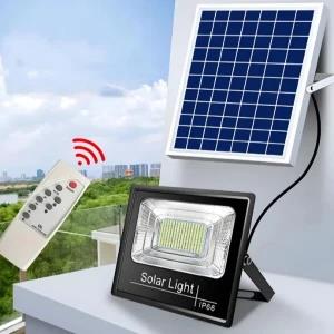 100w solar panal outdoor flash light