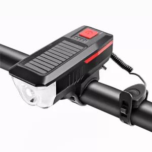 New Multifunction Solar Power Bicycle Light with eletronic h