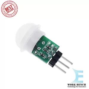 Black Mini Ir Pyroelectric Infrared Pir Motion Human Sensor