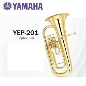 Gold Yamaha YEP-201 3-valve Student Euphonium For Brass Band