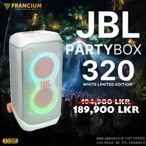 JBL Party Box Stage 320 White - ORIGINAL UK