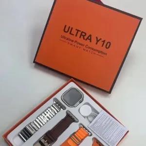 Generic Smart Watch Ultra Y10 with 4 Straps