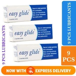 Easy glide, Lubricating gel 9pcs