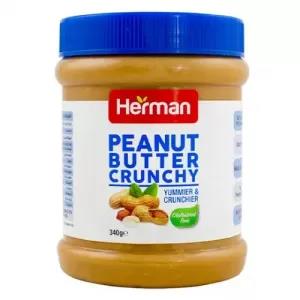 Herman Peanut Butter Crunchy 340g (Cholestrol Free)