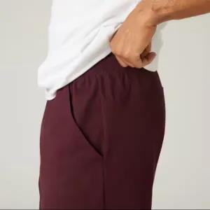 Generic Athletic Shorts Burgundy Red
