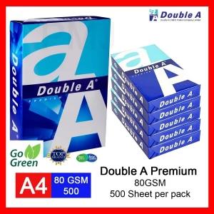 Double A Premium A4 Paper 80gsm - White (500 Sheets)