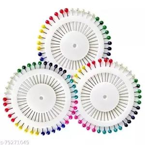 3 PCS Card DIY Crafts Glass Head Pins Boxed for Dressmaker (