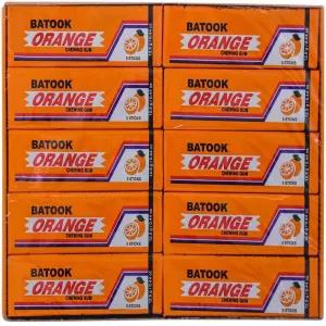 Batook Orange Chewing gum Sticks 12.5g x Pack of 20