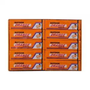 Chewing Gum Orange Batook gum Sticks 12.5g x Pack of 20Pcs