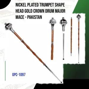 Drum Major Band Leader Mace(Stick) - Staves & Stick Plain H