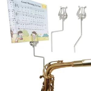 Generic Alto Saxophone Brass Instrument Card Note Holder