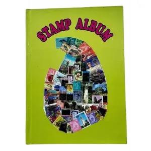 Green Postage Stamp Collection Album (Large) L:24.5cm W :17.5 cm