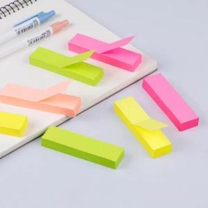 sticky note mini 4 color 100 sheets 3 x 0.7 inches