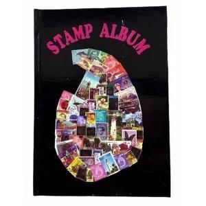 Black Postage Stamp Collection Album (Large) L:24.5cm W :1
