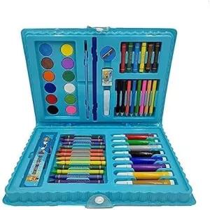 Blue Colors Box Color Pencil,Crayons, Water Color, Sketch Pe