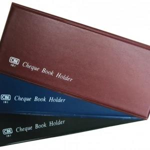 Generic Business Cheque Book Cover Leather Security