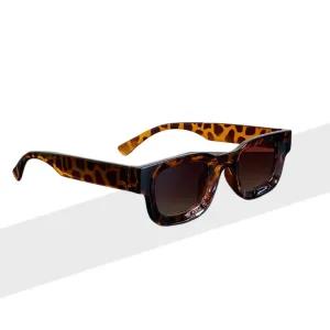 Brown-Brown Classical Fashion Sunglasses UV400 Lens For indoo