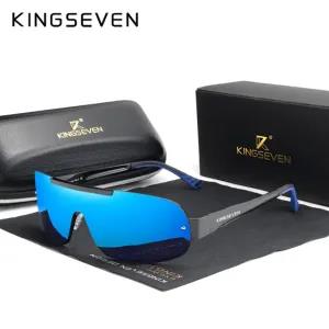 Black Blue KINGSEVEN Brand Design New Aluminum Men Sunglasse