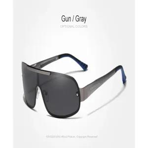 Grey Grey New KINGSEVEN Design Aluminum Unisex Sunglasses HD