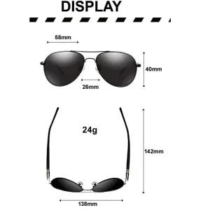 Kingseven Pilot Sunglasses Polarized UV400