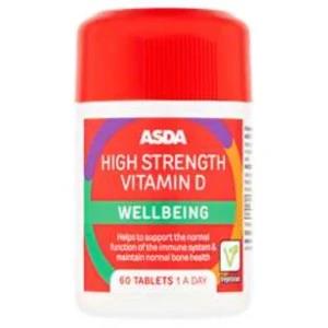 ASDA High Strength Vitamin D Well Being Tablets (60)