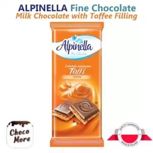 Alpinella Fine Toffee Milk Chocolate 100g