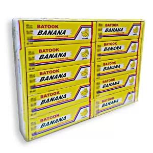 Batook Banana Chewing Gum12.5g x10Pcs
