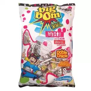 Big Bom XXL Lollipop White Urban 48pcs(null)