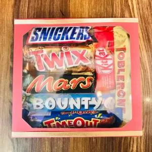 Chocolate Gift Collection Box Hamper Snickers,Mars,Twix,Kitk