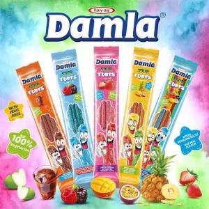 Damla Sour Tubes Soft Candy TURKEY CANDIES 35g