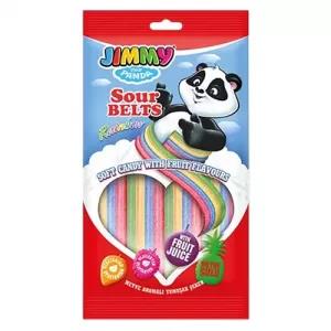 Jimmy The Panda Rainbow Sour Belts Gummies 75g