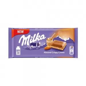 Milka Almond Crispy Cream Chocolate 90 G
