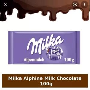 Milka Alpine Milk Chocolate 100g