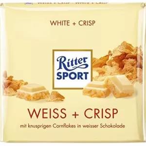Ritter Sport Weiss + Crisp 250g White Chocolate