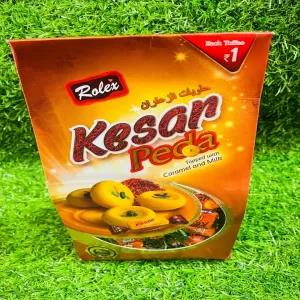 Rolex Kesar Peda Topped With Caramel And Milk Toffee Candy 1