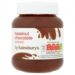 Sainsburys Hazelnut Chocolate Spread 400g Nutella creamy Fo
