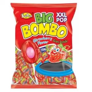 Strawberry Flavour XXL Lollipop 48pcs (1.2kg)