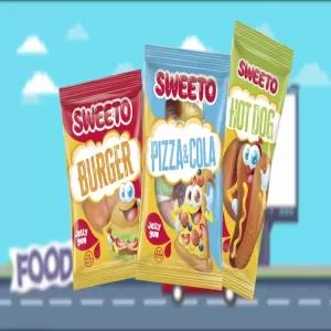 Sweeto Pizza & Cola Gummy Candy 30g Hot Dog Jelly gum Burger