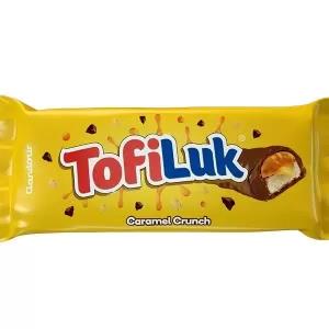 TOFILUK Chocolate Flavor and Caramel Coated Tofi Luk Biscu