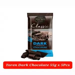 Toren Classic Dark Compound Chocolate 52g x 5pcs