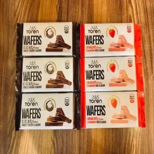 Toren Wafers Crunchy Cream Strawberry Rich Flavour 55g TOREN